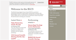 Desktop Screenshot of bgcs.org.uk